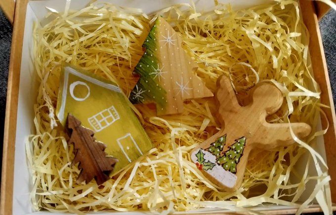 Lot 3 décorations de Noël