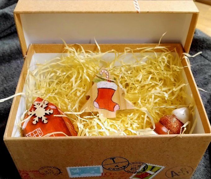 lot 3 décorations de Noël